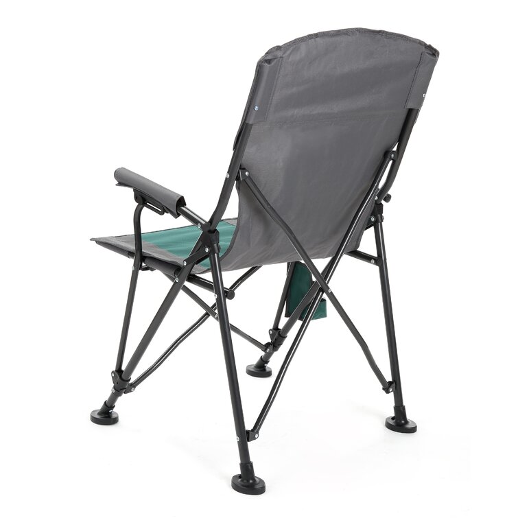 ARROWHEAD Outdoor Heavy Duty Hard Arm Folding Camping Chair with 